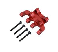 JYYTERD Parti per Auto RC per Axial per SCX24 AXI00001 90081 C10 1/24 Metallo ASSE Posteriore Truss Collegamento Superiore Base Montaggio RC Crawler Auto Aggiornamento Parti Accessori Modifica(Red)