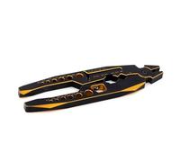 JYYTERD Parti per Auto RC per SCX10 per TRX4 1/10 Pinze per Ammortizzatori Metallo A Becco A Sfera Clip RC Auto Aggiornamento Pratico Strumento di Smontaggio Parti Automobili(Silver)