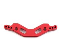 JYYTERD Parti RC per Arrma 1/10 per Kraton per Granite per Big per Rock per Senton 4x4 3s per Blx Rc Piastra di Supporto per Ammortizzatore Anteriore Posteriore in Metallo(Red,Front)