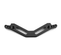 JYYTERD Parti RC per Arrma 1/10 per Kraton per Granite per Big per Rock per Senton 4x4 3s per Blx Rc Piastra di Supporto per Ammortizzatore Anteriore Posteriore in Metallo(Black,Rear)