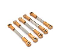 JYYTERD Parti RC per JLB per Racing per Cheetah 11101 21101 J3 Speed RC Parti di Aggiornamento EA1018 EA1019 Asta Collegamento dello Sterzo Metallo del Servo(Yellow)