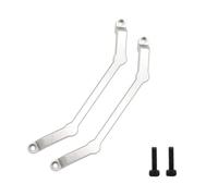 JYYTERD Parti RC per MN G500 per MN128 MN86 MN86S MN86K MN86KS 1/12 RC Auto Parti di Aggiornamento in Metallo del Corpo Post Monti Borsette Colonna Modificate(White)