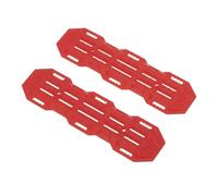 JYYTERD Parti RC per TRX-4 TRX-6 per Axial per SCX10 2PCS 134 * 39 Millimetri di Plastica Sabbia Scaletta Scheda Recupero 1/10 RC Crawler Parti Aggiornamento(Red)