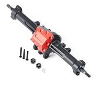 JYYTERD Parti RC per TRX4M per Defender per Bronco per High per Trail K10 1/18 RC Micro Crawler Auto Alluminio Estesa Anteriore Assi Posteriori Parti Modificate(Rear Axle)