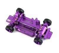 JYYTERD Parti RC per Wltoys 284131 K969 K989 per Mini-Q Metallo 1/28 4X4 Telaio per Auto RC Attrezzatura per Modifiche da Corsa alla Deriva Accessori(Purple)