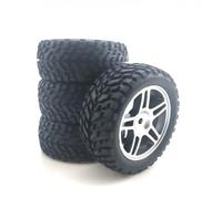 JYYTERD Pneumatici RC per Wltoys 144001 per MN99S per MN90 per MN86 RC Auto 4 Pezzi Aggiornamento Parte Ruote Fuori Strada per Buggy Pneumatici Ruota(C)