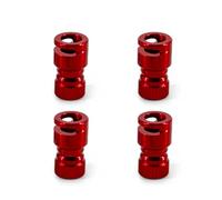 JYYTERD RC Aggiornamento Parte per Axial per Scx10 1/10 Rc Crawler Auto Corpo Magnetico Localizzatore Fori Montaggio Messaggi Borsette Opener Strumento Aggiornamento Metallo Parti Accessori(Red)