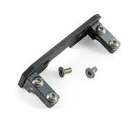 JYYTERD RC Aggiornamento Parte per Axial per Scx10 1/10 Rc Telecomando Crawler Auto Servo Mount Piastra in Carbonio Metallo Parti di Aggiornamento Accessori per Il Controllo Remoto
