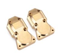 JYYTERD RC Aggiornamento Parte per Axial per SCX24 90081 1/24 1 Coppia RC Auto in Ottone Coperture Differenziali Anteriore E Posteriore Heavy Duty Differenziale ASSE da Pista