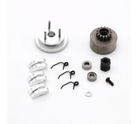 JYYTERD RC Aggiornamento Parte per HSP per HPI per Hobao per Il Team per Losi per ZD per Le Corse 1/8 RC Auto Ingranaggio Gruppo Volano Cuscinetto Frizione Campana Scarpe Dado Molle Parti(Silver)