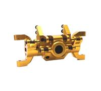JYYTERD RC Aggiornamento Parte per HuangBo per ZP1001 ZP1002 ZP1003 ZP1004 1/10 RC Parti di Automobili Accessori in Metallo Aggiornamento CNC Processo Assale Anteriore Alloggiamento(Yellow)