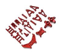 JYYTERD RC Aggiornamento Parte per MJX 14301 14302 1/14 rc Car Upgrade Parts Braccio di Sospensione in Metallo Tazza Sterzo Barra Collegamento Gruppo Ammortizzatori Torre Se(Red)