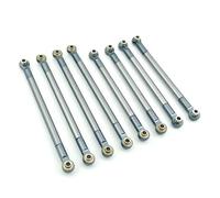 JYYTERD RC Aggiornamento Parte per MN MN86S MN86 MN86KS MN86K G500 1/12 Accessori Parti di Aggiornamento Set 8 Pezzi RC Telecomando per Auto Tirante Asta Collegamento in Metallo(Green)