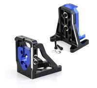 JYYTERD RC Aggiornamento Parte per Traxxas 1/5 per X-Maxx per 6S 8S 1/6 per Xrt 2pcs Metallo Aggiornato Supporto Motore per Seat Smontaggio Rapido RC Auto Parti di Aggiornamento(Black Blue)