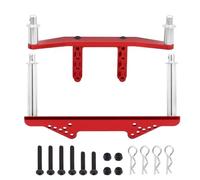 JYYTERD RC Aggiornamento Parte per Traxxas per Slash 2WD per Rustler per Stampede per VXL 1/10 RC Auto Supporti per Carrozzeria Anteriore E Posteriore in Metallo con Accessori(Red)
