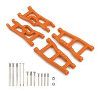 JYYTERD RC Aggiornamento Parte per Traxxas per Slash 2WD per VXL per Nitro per per Rustler per Raptor 1/10 RC Parti di Automobili Nylon Anteriore E Posteriore Braccio Sospensione Set(Orange)