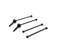 JYYTERD RC Aggiornamento Parte per Wltoys 144001 1/14 RC Auto 1 Set di Metallo Anteriore E Posteriore CVD Albero Motore Osso Cane Kit Giocattolo Il Modello Parti Aggiornamento Accessori(Black)