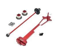 JYYTERD RC Aggiornamento Parte per Wltoys per 124016 124017 124018 124019 1/12 RC Auto Parti di Aggiornamento per RIaarIo Metallo Secondo Piano Bordo Differenziale Albero Motore Centrale(Red)