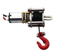 JYYTERD RC Aggiornamento Parte per Wpl C14 C24 C34 per Mn D90 per Mn99s per Jjrc Ldp06 1/12 1/16 Rc Parti di Aggiornamento per Auto Verricello Automatico in Metallo con Cavo Controllo 3ch