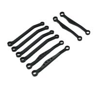 JYYTERD RC Aggiornamento Parte per Wpl C64 1/16 RC Telecomando per Modello di Auto in Metallo per Telaio Asta Collegamento Pull Rod Set Aggiornamento Sostituire Parti Accessori(Black)