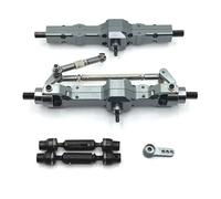 JYYTERD RC Aggiornamento Parte per WPL C74 C14 C24 C34 C54 B14 B24 1/10 1/16 rc Car Parts Accessories Metal Front Rear Assale E Albero di Trasmissione Servo Arm Set(Gray)