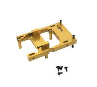 JYYTERD RC Aggiornamento Parte per Wpl per MN per C14 C24 B14 B24 D90 D91 D96 99S per HengLong per Jjrc per FeiYu RC Ricambi Auto Accessori in Metallo Aggiornamento Servo Mount(Yellow)