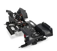 JYYTERD RC Aggiornamento Parte per Wrangler Body 1/10 RC Crawler 313mm Interasse in Metallo per Telaio con Ingranaggio Planetario 2 velocità di Trasmissione Fender Flares Set(Chassis Set)