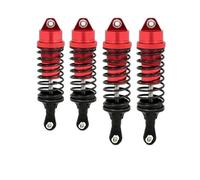 JYYTERD RC Ammortizzatori Auto per Traxxas per Slash 4X4 727 1/10 RC Modello di Auto Ammortizzatore Posteriore Parte Ammortizzatori Anteriore Parti Ricambio(Red)