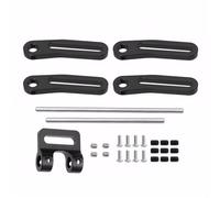JYYTERD RC Paraurti del Veicolo per Axial per SCX10 90046 D90 per TRX4 CC01 per Capra 1/10 rc Car Part Accessori per L'aggiornamento del Paraurti Anteriore Metallo(Black)