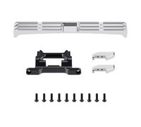 JYYTERD RC Paraurti del Veicolo per TRX-4M per High per Trail 1/18 RC Crawler Car, Paraurti Anteriore Posteriore Lega di Alluminio con Parti Aggiornamento del Gancio Traino(Front)