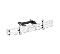 JYYTERD RC Paraurti del Veicolo per TRX4M per High per Trail 1/18 RC Crawler Parti di Aggiornamento Paraurti Anteriore Posteriore Alluminio CNC con Doppio Scarico(Front)