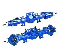 JYYTERD RC Set ASSE Anteriore per LOSI per LMT 4X4 LOS212035 1/18 RC Car Parti di Aggiornamento Assale Anteriore E Posteriore A Sgancio Rapido in Alluminio 7075(Blue)