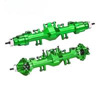 JYYTERD RC Set ASSE Anteriore per LOSI per LMT 4X4 LOS212035 1/18 RC Car Parti di Aggiornamento Assale Anteriore E Posteriore A Sgancio Rapido in Alluminio 7075(Green)