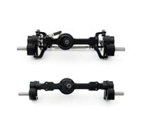 JYYTERD RC Set ASSE Anteriore per MN per MN99S per MN98 D90 D91 D99 D99S 1/12 rc Car Parts Ponti Porta Anteriore E Posteriore in Metallo CNC(Black)