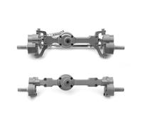 JYYTERD RC Set ASSE Anteriore per MN per MN99S per MN98 D90 D91 D99 D99S 1/12 rc Car Parts Ponti Porta Anteriore E Posteriore in Metallo CNC(Gray)