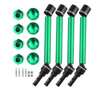 JYYTERD Ricambi per Auto RC per 1/10 per Traxxas per MAXX 2.0 V2 89076-4 per WideMaxx rc Car Parti di Aggiornamento 4 Pezzi 8996X Albero Trasmissione Esteso CVD con Esagono Ruota(Green)