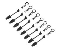 JYYTERD Ricambi per Auto RC per Arrma 1/7 per Mojave per Limitless 1/8 per Typhon per Kraton RC Auto 8 Pezzi Corpo Gomma Clip di Fermo Borsette Fibbia Fissa Blocco AR390178