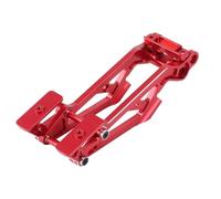JYYTERD Ricambi per Auto RC per Arrma 1/8 per Kraton per Typhon per Talion per Outcast per Notorious Metallo Ala Posteriore di Montaggio E Supporto Set RC Auto Parti Aggiornamento(Red)