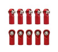 JYYTERD Ricambi per Auto RC per Arrma per Granite per Senton per Vorteks per Typhon per Big per Rock 1/10 rc Car Upgrade Parts Tiranti Metallo Linkage Links Set(Red,10pcs)