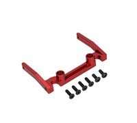 JYYTERD Ricambi per Auto RC per Axial per SCX10 1/10 RC Crawler Car per Parti di Aggiornamento del Modello CNC Lega Alluminio Travi Montaggio della Scatola Elettronica Pezzi Ricambio(Red)