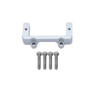 JYYTERD Ricambi per Auto RC per FMS per FCX24 1/24 RC Crawler Car Supporto Servo Metallo Cat Parti di Aggiornamento Accessori Modificati Ricambi per Auto Fai da Te(Silver)