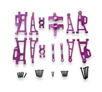 JYYTERD Ricambi per Auto RC per MJX per Hyper Go 14209 14210 H14BM 1/14 rc Car Upgrade Parti di Controllo Remoto Aggiornamento Metallo Vulnerabili Set Accessori(Purple)