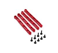 JYYTERD Ricambi per Auto RC per MN per MN82 1/12 RC Auto Aggiornamento Metallo per Telaio Asta di Fissaggio Sospensione Collegamento Pezzi Ricambio Parti Fai da Te(Red)