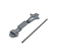 JYYTERD Ricambi per Auto RC per WLtoys per 144010 144001 144002 1/14 RC Auto Parti di Aggiornamento Metallo Modifica Piastra del Secondo Piano E Albero Trasmissione Centrale(Grey)