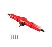 JYYTERD Ricambi per Auto RC per WPL C14 C24 B14 B24 B16 B36 1/16 rc Car Truck per Rock Crawler Trucks Parts Metallo Anteriore/Medio/Ponte Posteriore Assale Scatola del Cambio(Red,Rear)