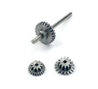 JYYTERD Ricambi per Auto RC per WPL per D12 1/10 Ingranaggio di Trasmissione Metallo con ASSE D Cambio Acciaio Set Ingranaggi RC Auto Parti Aggiornamento Accessori Modificati