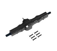 JYYTERD Ricambi per Auto RC per WPL per Henglong per Feiyu per Jjrc D12 Carta Militare Auto di Controllo Remoto Metallo Parti Modifica Aggiornamento ASSE Posteriore Totale(Black)