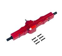 JYYTERD Ricambi per Auto RC per WPL per Henglong per Feiyu per Jjrc D12 Carta Militare Auto di Controllo Remoto Metallo Parti Modifica Aggiornamento ASSE Posteriore Totale(Red)