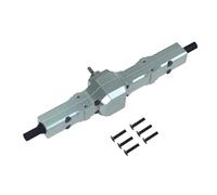 JYYTERD Ricambi per Auto RC per WPL per Henglong per Feiyu per Jjrc D12 Carta Militare Auto di Controllo Remoto Metallo Parti Modifica Aggiornamento ASSE Posteriore Totale(Grey)