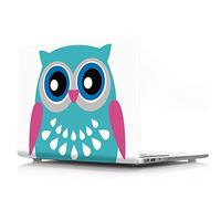 JZ Animal Caso per MacBook Air 13 (2010-2017, Models: A1369 / A1466) Hard Shell Case with Keyboard Cover - Owl